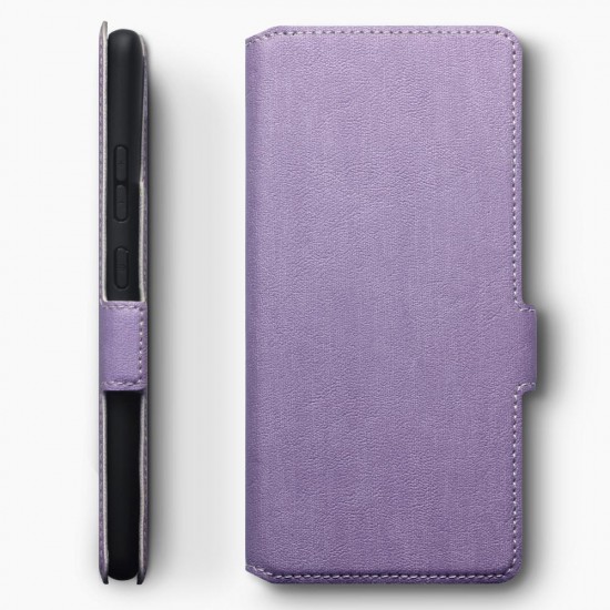 Terrapin Samsung Galaxy A91 Low Profile PU Leather Wallet Case - Purple Terrapin Samsung Galaxy A91 Low Profile PU Leather Wallet Case - Purple