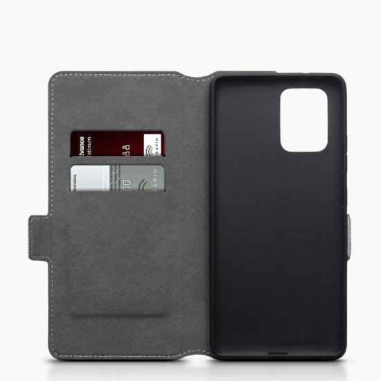 Terrapin Samsung Galaxy A91 Low Profile PU Leather Wallet Case - Purple Terrapin Samsung Galaxy A91 Low Profile PU Leather Wallet Case - Purple