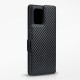 Terrapin Samsung Galaxy A91 Low Profile PU Leather Wallet Case - Black Carbon Fi Terrapin Samsung Galaxy A91 Low Profile PU Leather Wallet Case - Black Carbon Fi