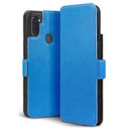 Terrapin Samsung Galaxy A11 Low Profile PU Leather Wallet Case - Light Blue