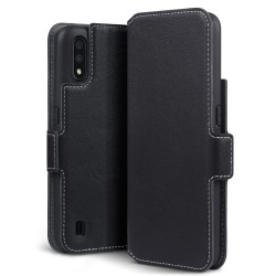 Terrapin Samsung Galaxy A01 Low Profile PU Leather Wallet Case - Black