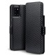 Terrapin Samsung Galaxy A31 Low Profile PU Leather Wallet Case - Black Carbon Fi Terrapin Samsung Galaxy A31 Low Profile PU Leather Wallet Case - Black Carbon Fi
