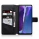 Terrapin Real Leather Wallet Case - Black for Samsung Galaxy Note 20