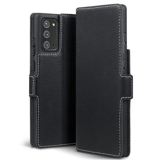 Terrapin Low Profile PU Leather Wallet Case - Black for Samsung Galaxy Note 20