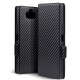 Terrapin Sony Xperia 20 Low Profile PU Leather Wallet Case - Black Carbon Fibre Terrapin Sony Xperia 20 Low Profile PU Leather Wallet Case - Black Carbon Fibre