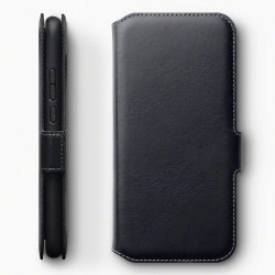 Terrapin Huawei Mate 30 Lite Low Profile Genuine Leather Wallet Case - Black