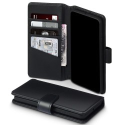 Terrapin Huawei P40 Real Leather Wallet Case - Black