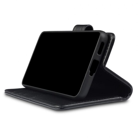 Terrapin Huawei P40 Real Leather Wallet Case - Black