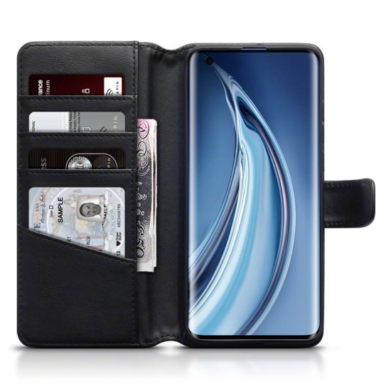 Terrapin Real Leather Wallet Case for Xiaomi Mi 10 5G / Xiaomi Mi 10 Pro 5G - Bl
