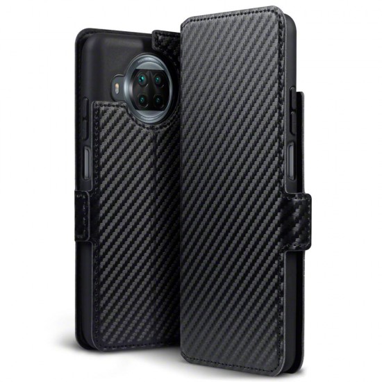Terrapin Xiaomi Mi 10T Lite 5G Low Profile PU Leather Wallet Case - Black Carbon Terrapin Xiaomi Mi 10T Lite 5G Low Profile PU Leather Wallet Case - Black Carbon