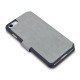 Terrapin Low Profile PU Leather Wallet Case for Apple iPhone 7/8 - Grey