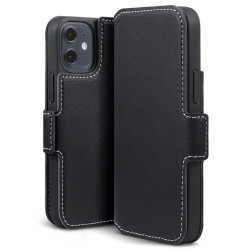 Terrapin iPhone 12 5.4 Inch Low Profile PU Leather Wallet Case - Black