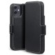 Terrapin iPhone 12 5.4 Inch Low Profile PU Leather Wallet Case - Black