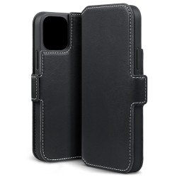Terrapin Low Profile PU Leather Wallet Case - Black for iPhone 12 / iPhone 12 Pr