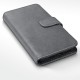 Terrapin iPhone 12 Pro Max Real Leather Wallet Case - Grey