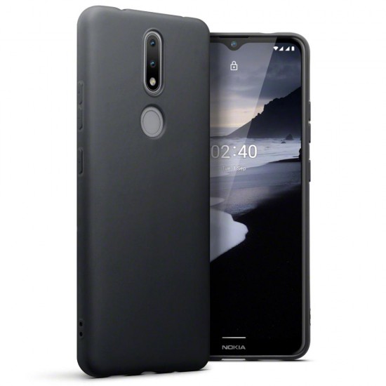 Terrapin Nokia 2.4 TPU Gel Case - Black Matte