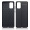 Terrapin Leather Texture TPU Gel Case - Black for Samsung Galaxy S20 Plus
