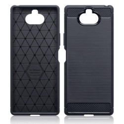 Terrapin Sony Xperia 20 Carbon Fibre Design TPU Gel Case - Black