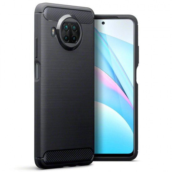 Terrapin Xiaomi Mi 10T Lite 5G Carbon Fibre Brushed Effect TPU Gel Case - Black Terrapin Xiaomi Mi 10T Lite 5G Carbon Fibre Brushed Effect TPU Gel Case - Black