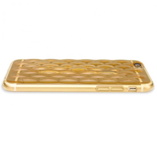 FlexiLoop iPhone 6S Plus Gel Case with Finger Holder - Gold