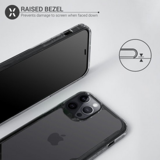 Olixar NovaShield iPhone 12 Pro Bumper Case - Black