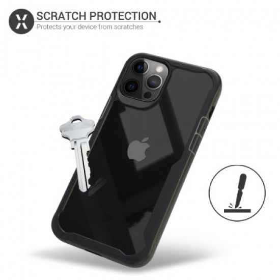 Olixar NovaShield iPhone 12 Pro Bumper Case - Black