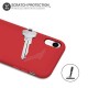 Olixar iPhone XR Soft Silicone Case - Red