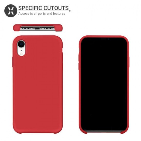 Olixar iPhone XR Soft Silicone Case - Red