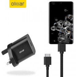 Olixar Samsung Galaxy S20 Ultra 18W USB-C Fast Charger & 1.5m Cable