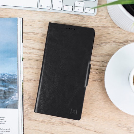 Olixar Leather-Style Samsung Note 10 Wallet Stand Case - Black