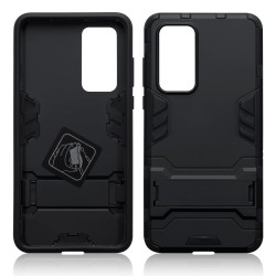 Terrapin Huawei P40 Dual Layer Armour Case with Stand - Black