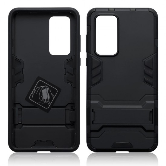 Terrapin Huawei P40 Dual Layer Armour Case with Stand - Black