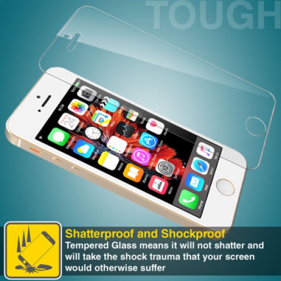 Olixar iPhone SE Tempered Glass Screen Protector