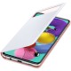 Official Samsung Galaxy A71 S-View Flip Cover Case - White