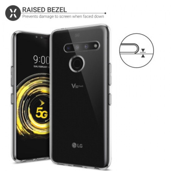 Olixar Ultra-Thin LG V50 ThinQ Case - 100% Clear