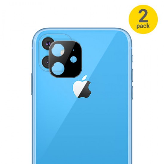 Olixar iPhone 11 Tempered Glass Camera Protectors - Twin Pack