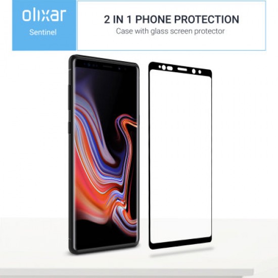 Samsung Galaxy Note 9 Tough Case and Screen Protector Olixar Sentinel