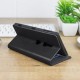Olixar Leather-Style Sony Xperia XZ2 Wallet Stand Case - Black