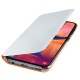 Official Samsung Galaxy A20e Wallet Flip Cover Case - White