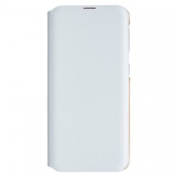 Official Samsung Galaxy A20e Wallet Flip Cover Case - White