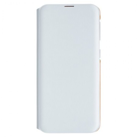 Official Samsung Galaxy A20e Wallet Flip Cover Case - White
