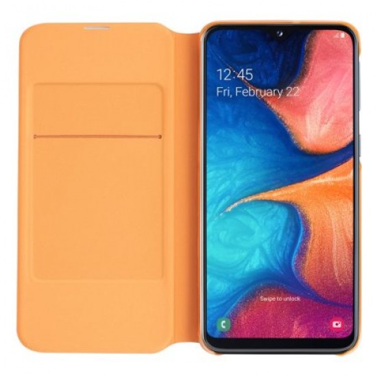 Official Samsung Galaxy A20e Wallet Flip Cover Case - White