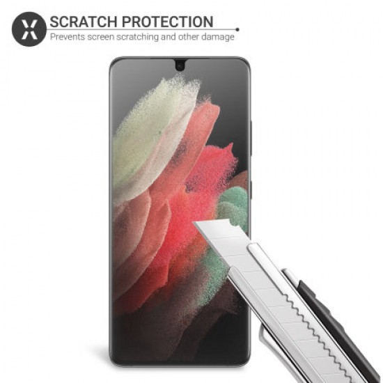 Olixar Samsung Galaxy S21 Ultra Film Screen Protectors - 2 Pack