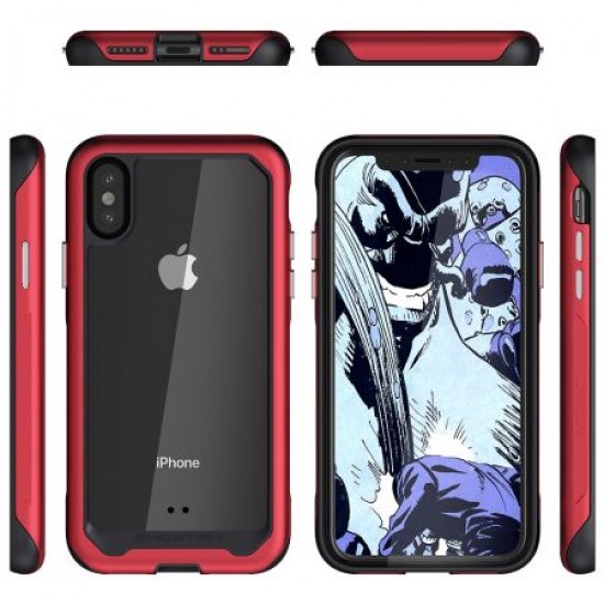 Ghostek Atomic Slim 2 iPhone XS Max Tough Case - Red