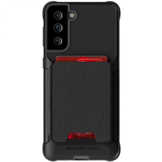 Ghostek Exec 4 Samsung Galaxy S21 Plus Leather Wallet Case - Black
