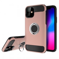 Olixar ArmaRing iPhone 11 Finger Loop Tough Case - Rose Gold