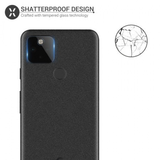 Olixar Google Pixel 5 Tempered Glass Camera Protectors 2 Pack