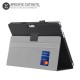 Olixar Leather-style Microsoft Surface Pro 7 Stand Case - Black