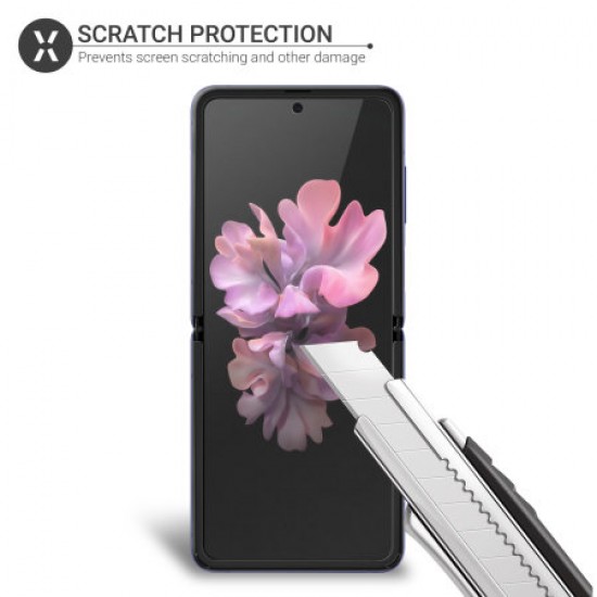 Olixar Samsung Galaxy Z-Flip Film Screen Protector 2-in-1 Pack