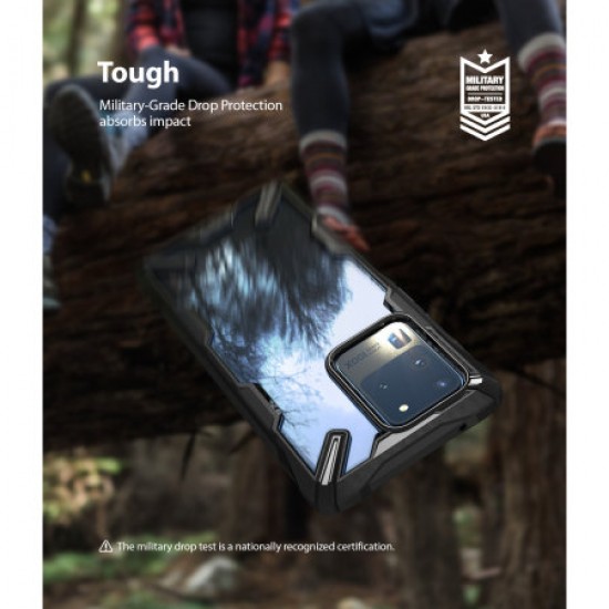 Ringke Fusion X Samsung Galaxy S20 Ultra Tough Case - Black